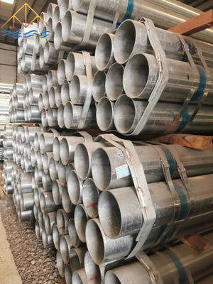 GrA BS1387 Hot Dip Galvanised Steel Pipe 0.8MM To 12MM Galvanized Metal Tube