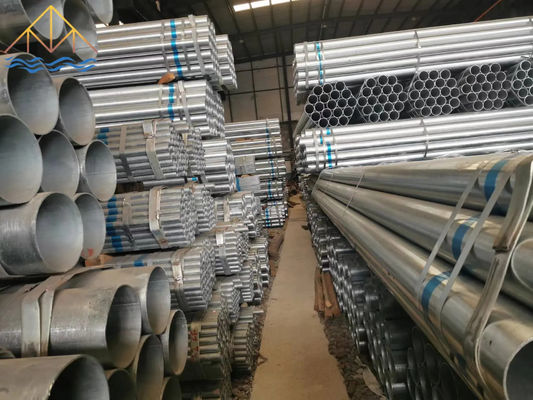 ASTM A53 GrA Galvanized Steel Pipe BS1387 Galvanized 3 Inch Pipe 1/2in To 48in