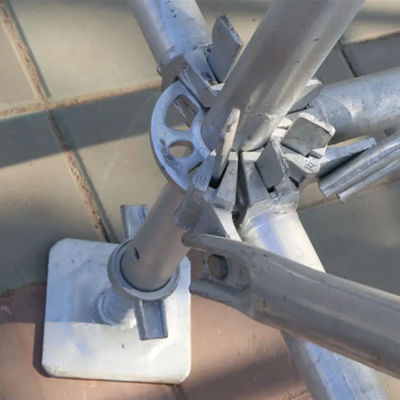 Heavy Duty 6m  Steel Welded Pipe Industrial Construction Buckle 48mm Scaffold Tube