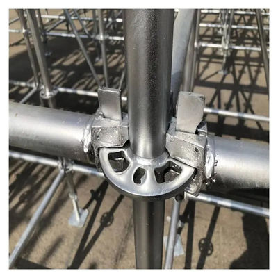 Heavy Duty 6m  Steel Welded Pipe Industrial Construction Buckle 48mm Scaffold Tube