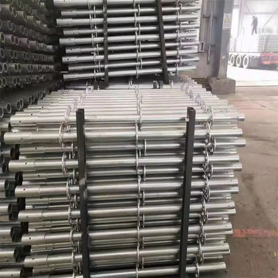 Heavy Duty 6m  Steel Welded Pipe Industrial Construction Buckle 48mm Scaffold Tube