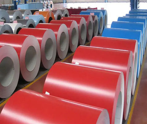 CGCC CGCH Color Coated Steel Plate DX51D Pre Painted Galvalume Steel 600 - 1500mm