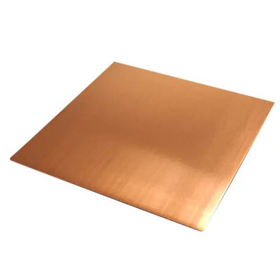 1m 2m Copper Plate 1mm 10mm Brass Plate Welding Decoiling
