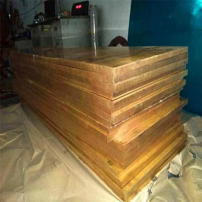 Customized 2mm -1220mm Wide / 0.8mm -800mm Thick Brass Plate