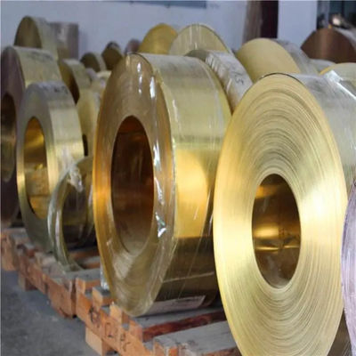 Customized 2mm -1220mm Wide / 0.8mm -800mm Thick Brass Plate