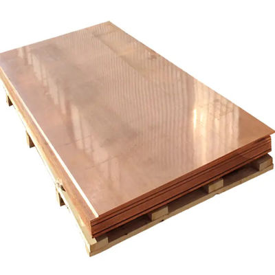 DIN JIS Copper Sheet Strip Range 0.2mm - 80mm 6mm Copper Plate