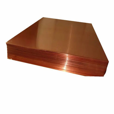DIN JIS Copper Sheet Strip Range 0.2mm - 80mm 6mm Copper Plate