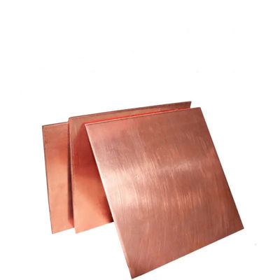 DIN JIS Copper Sheet Strip Range 0.2mm - 80mm 6mm Copper Plate