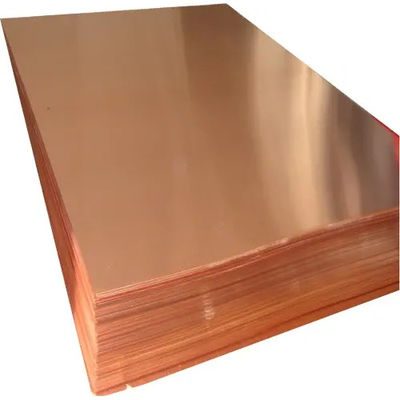 DIN JIS Copper Sheet Strip Range 0.2mm - 80mm 6mm Copper Plate