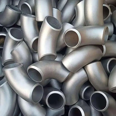 Mill Bright Finish Metal Pipe Fittings Satin Brushed 304 Elbow Pipe Fitting