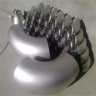 Mill Bright Finish Metal Pipe Fittings Satin Brushed 304 Elbow Pipe Fitting