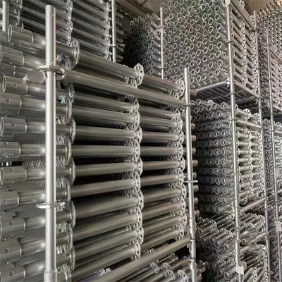 Heavy Duty 6m  Steel Welded Pipe Industrial Construction Buckle 48mm Scaffold Tube
